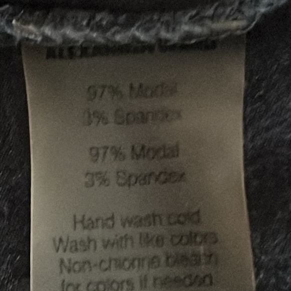 T by Alexander Wang Asymmetrical T-Shirt Dress Navy Blue Heather Medium - Picture 7 of 8